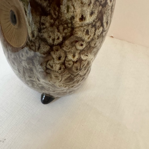 Elegant Expressions MCM Ceramic Screech OWL Vase Centerpiece Boho Decor 9” Tall - Picture 4 of 10